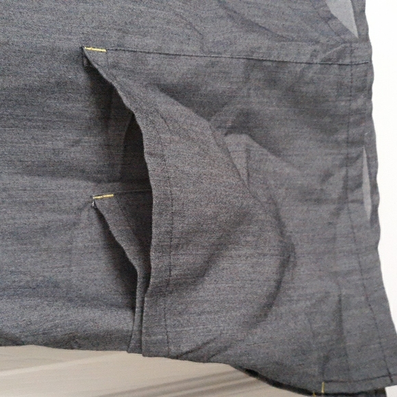 Figs XL Grey Yellow Short Sleeve Scrub Top - Picture 16 of 17